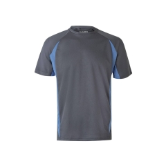 Tricou tehnic bicolor 105501 Velilla -Grey/Sky Blue - 08/05-S