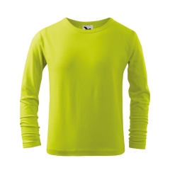 Tricou copii Fit- T LS 121 Malfini-Lime-62-110 cm/4 ani