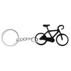 Breloc Giro din metal unisex pentru chei - NEGRU
