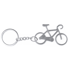 Breloc Giro din metal unisex pentru chei - ARGINTIU