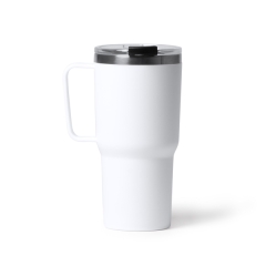 Cană Kencher - ceramică pentru băuturi calde - ALB