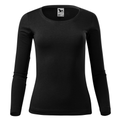Tricou dama Fit-T LS 169 Malfini-Negru-01-S