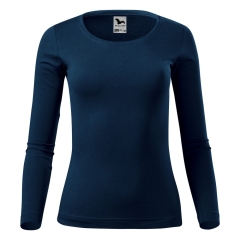 Tricou dama Fit-T LS 169 Malfini-Albastru marin-02 -XS