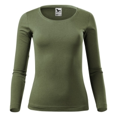 Tricou dama Fit-T LS 169 Malfini-Khaki-09-XS