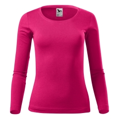 Tricou dama Fit-T LS 169 Malfini-Roz zmeura-63-S