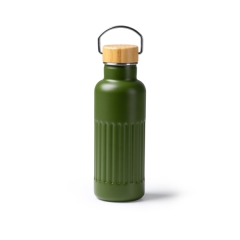 Bidon de apă NOBUK pentru drumeție - VERDE ÎNCHIS