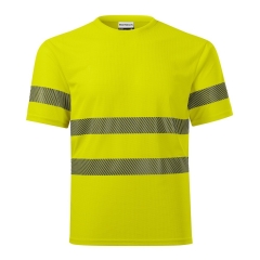 Tricou reflectorizant HV DRY 1V8 Rimeck Malfini-Galben reflectorizant-97-S