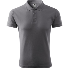 Tricou barbati Pique Polo 203 Malfini-Gri metalic-36-XL