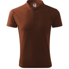 Tricou barbati Pique Polo 203 Malfini-Ciocolatiu-38-L