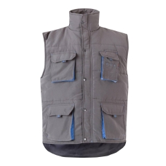 Vesta de protectie matlasata 205902 Velilla-GREY/SKY BLUE - 08/05-S
