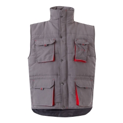 Vesta de protectie matlasata 205902 Velilla-GREY/RED - 08/12-S