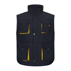 Vesta de protectie matlasata 205902 Velilla-NAVY BLUE/YELLOW - 61/17-S
