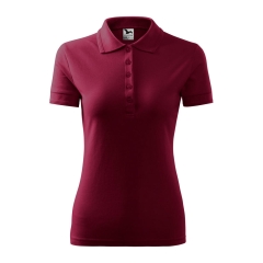 Tricou dama Pique Polo 210 Malfini-Garnet-86-XS