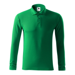 Tricou barbati Pique Polo LS 221 Malfini-Verde mediu-16-M