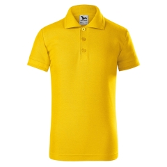 Tricou copii Pique Polo 222 Malfini-Galben-04-110 cm/4 ani