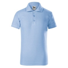 Tricou copii Pique Polo 222 Malfini-Albastru deschis-15-110 cm/4 ani