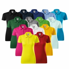 Tricou dama polo Single J 223 Malfini
