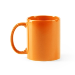 Cană Papaya din ceramică - uz cotidian - PORTOCALIU
