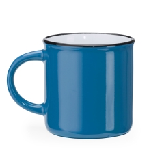 Cană JACK din ceramică pentru băuturi calde - ROYAL DESCHIS/ALB