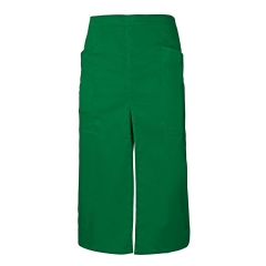 Sort lung profesional din tercot cu slit frontal si buzunare laterale 404209 Velilla -Green-02
