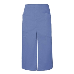 Sort lung profesional din tercot cu slit frontal si buzunare laterale 404209 Velilla -Sky Blue-05