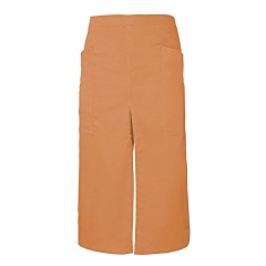Sort lung profesional din tercot cu slit frontal si buzunare laterale 404209 Velilla -Light Orange-22