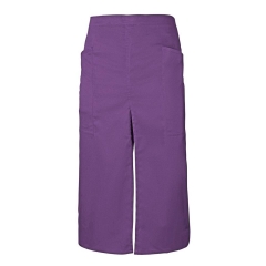 Sort lung profesional din tercot cu slit frontal si buzunare laterale 404209 Velilla -Violet-26