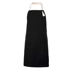 Sort cu pieptar din tercot in doua culori  404210B Velilla -Black-00