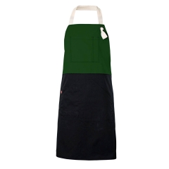 Sort cu pieptar din tercot in doua culori  404210B Velilla -Forest Green-04