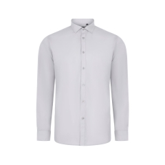 Camasa barbati Sleeve cu maneci lungi, 65% poliester, 35% bumbac, densitate 115 gr/mp,405009 Velilla-Ice Grey-58-S