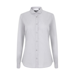 Camasa dama Sleeve cu maneci lungi, 65% poliester, 35% bumbac, densitate 115 gr/mp, 405011 Velilla-Ice Grey-58-XS