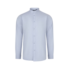 Camasa barbati tip tunica cu maneci lungi, densitate 115gr/mp, Sleeve stretch 405013S Velilla-Sky Blue-05-S