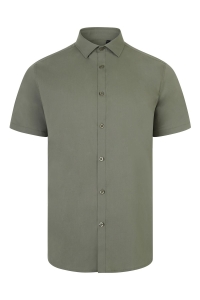 Camasa barbati Stretch cu maneci scurte, densitate 115gr/mp, 405016S Velilla -Light Olive Green -35-S