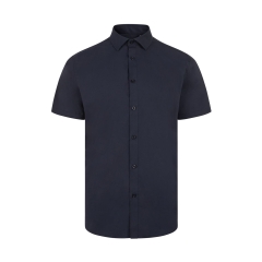 Camasa barbati Stretch cu maneci scurte, densitate 115gr/mp, 405016S Velilla -Navy Blue-61-S