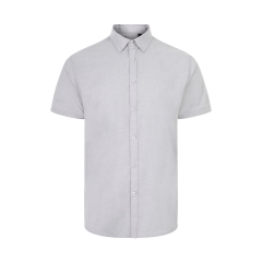 Camasa barbati Stretch Oxford cu maneci scurte 405024S Velilla-Ice Grey-58-S