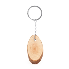 Breloc Budan din piele naturală - OVAL