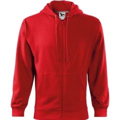 Hanorac barbati Trendy Zipper 410 Malfini-Rosu-07-S