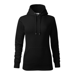 Hanorac dama Cape 414 Malfini -Negru-01-XS