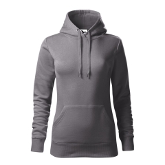Hanorac dama Cape 414 Malfini -Gri metalic-36-XS