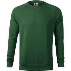 Hanorac barbati Merger 415 Malfini-Verde sticla melanj-N6-S