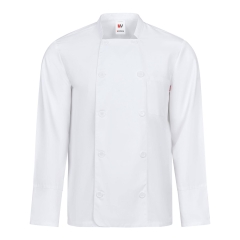 Tunică de bucătar cu mânecă lungă 434 Velilla -White-07-44