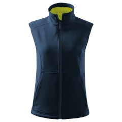 Vesta dama softshell Vision 516 Malfini-XS-Albastru marin-02 