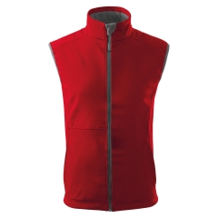 Vesta barbati Softshell Vision 517 Malfini-Rosu-07-S