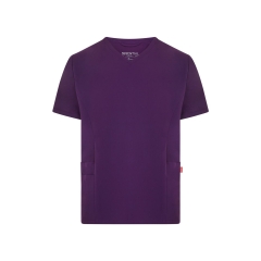 Bluza medicala unisex Cyrus PureStretch, protectie antibacteriana si material hidrofug 535220S Velilla-Plumb-66-XS