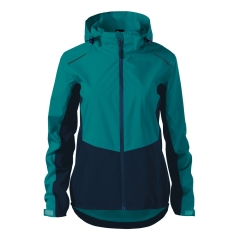 Jacheta dama softshell Rainbow 539 Malfini -Verde smarald-19-S