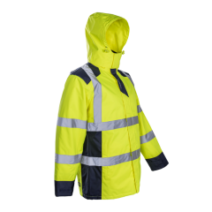 Jacheta de iarna reflectorizanta Sokobie Coverguard-Galben Fluorescent-S