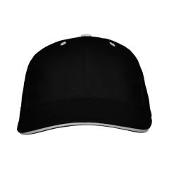 Șapcă Panel unisex cu design modern - NEGRU
