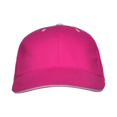 Șapcă Panel unisex cu design modern - FUCSIA