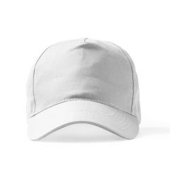 Șapcă model Fides unisex cu protecție UV - ALB