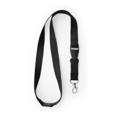 Șnur textil pentru legitimații Guest - NEGRU